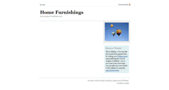 Desktop Screenshot of homefurnishings.co.uk
